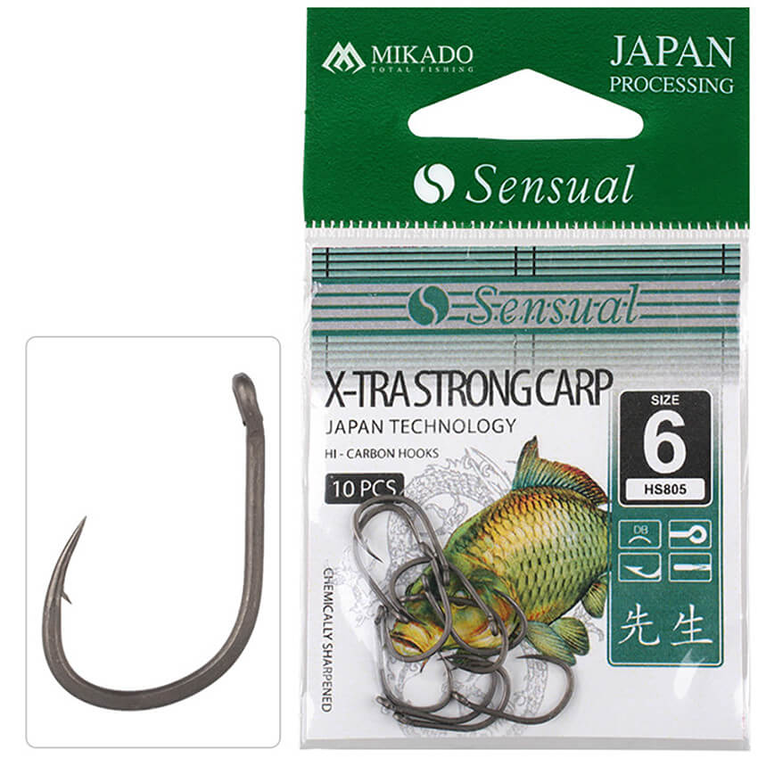 Háčky MIKADO Sensual X-Tra Strong Carp vel. 10