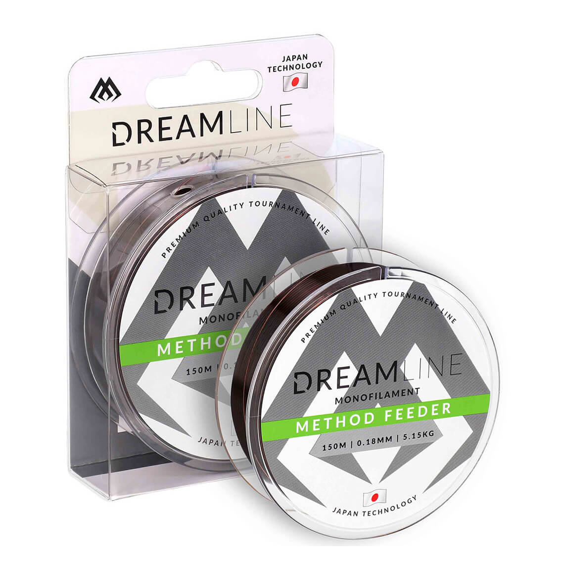 MIKADO Dreamline Method Feeder Camouflage, 150 m průměr 0,30 mm, nosnost 10,77 kg