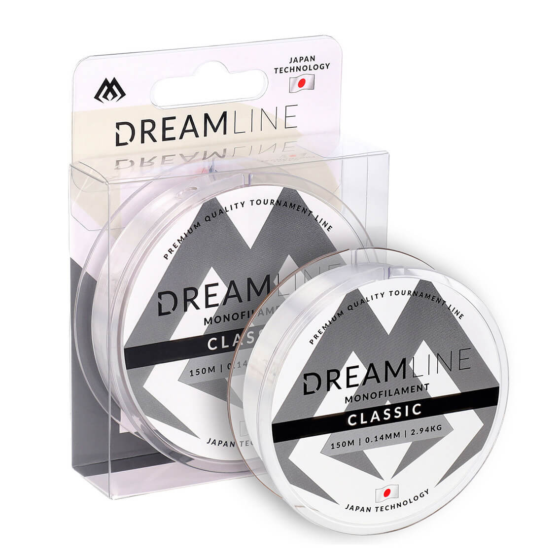 MIKADO Dreamline Classic Transparent, 150 m průměr 0,20 mm, nosnost 4,57 kg