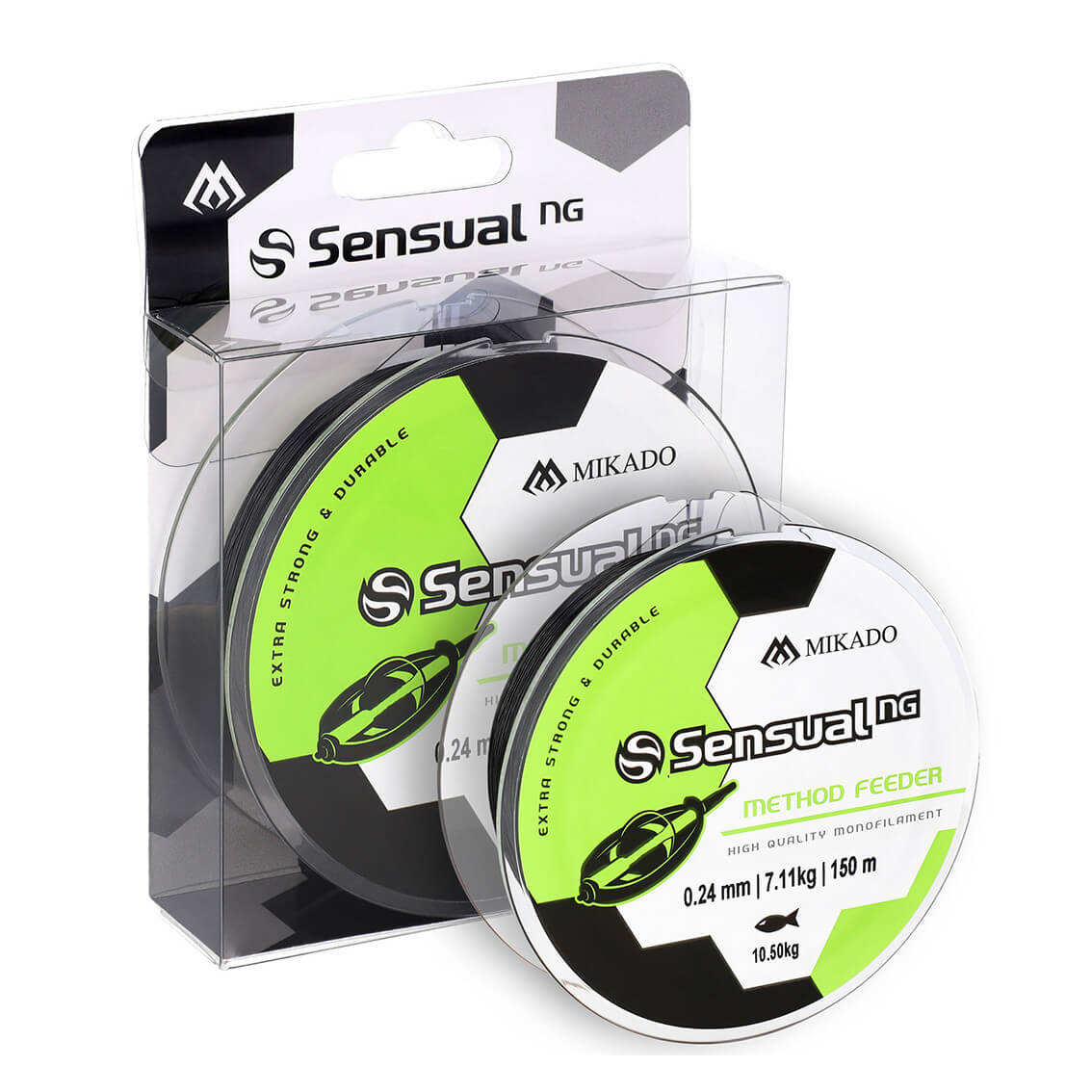 MIKADO Sensual N.G. Method Feeder Black, 150 m průměr 0,28 mm, nosnost 14,50 kg