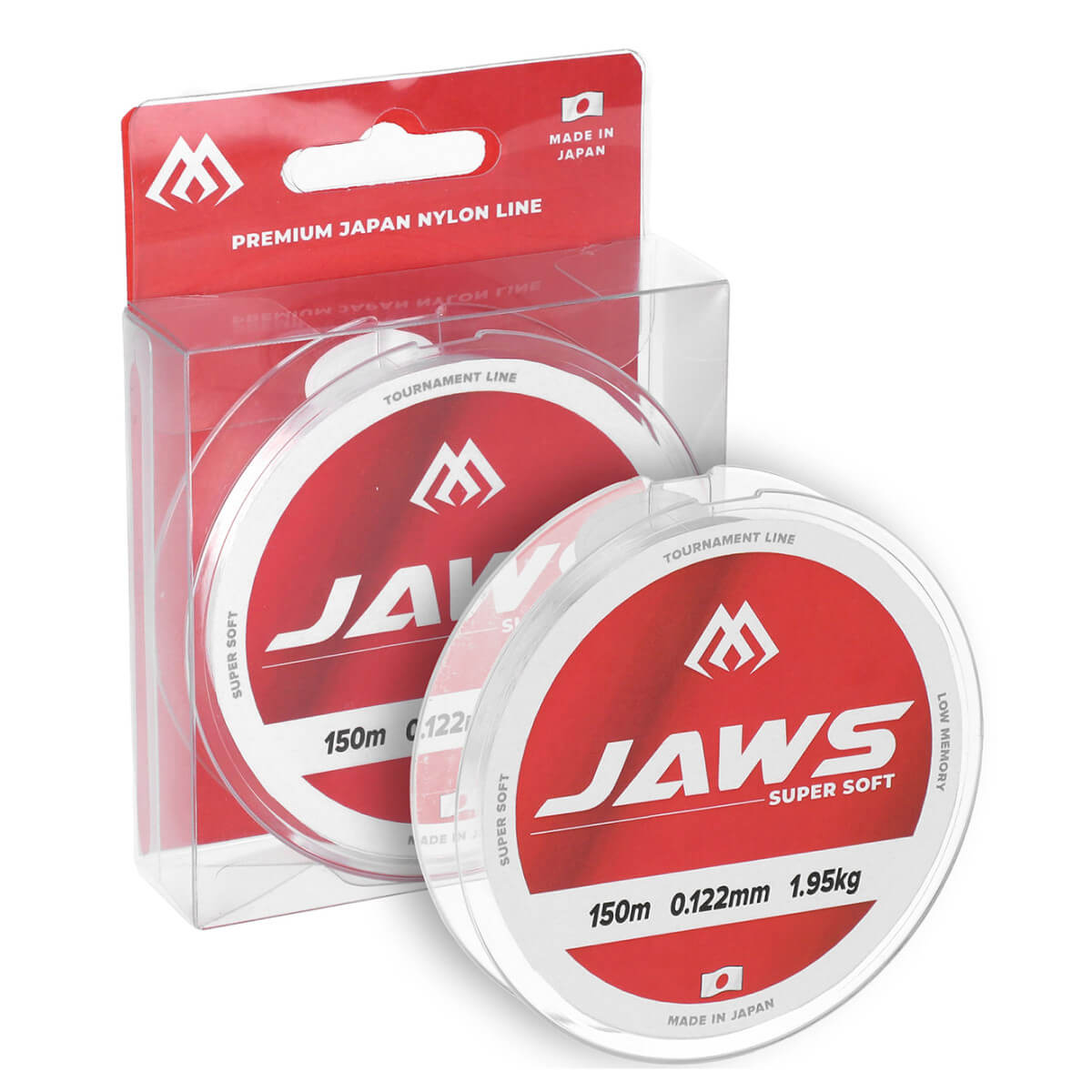 MIKADO Jaws Super Soft, 150 m, transparentní průměr 0,212 mm, nosnost 4,85 kg