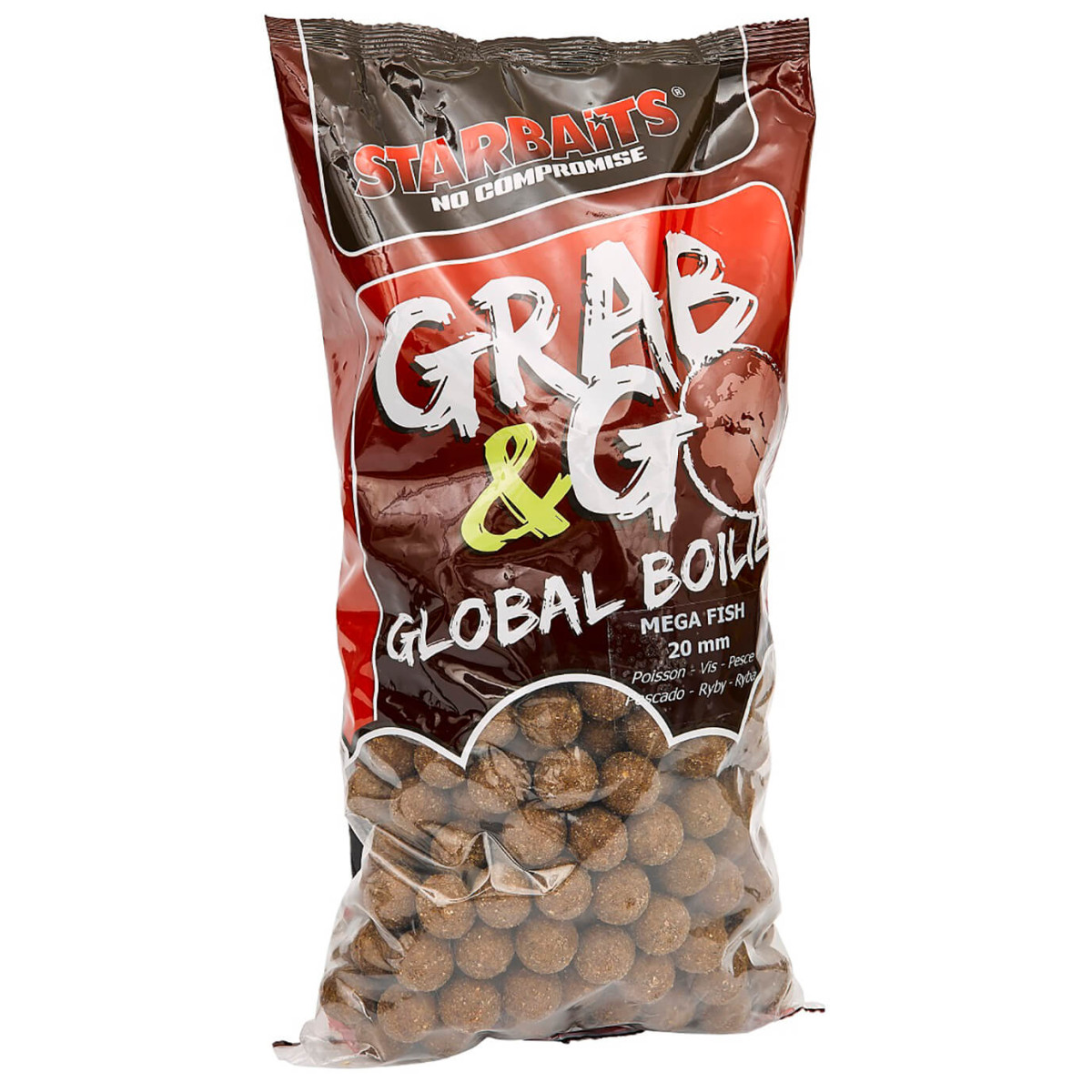 STARBAITS Grab & Go Global Mega Fish průměr 20 mm, balení 2,5 kg