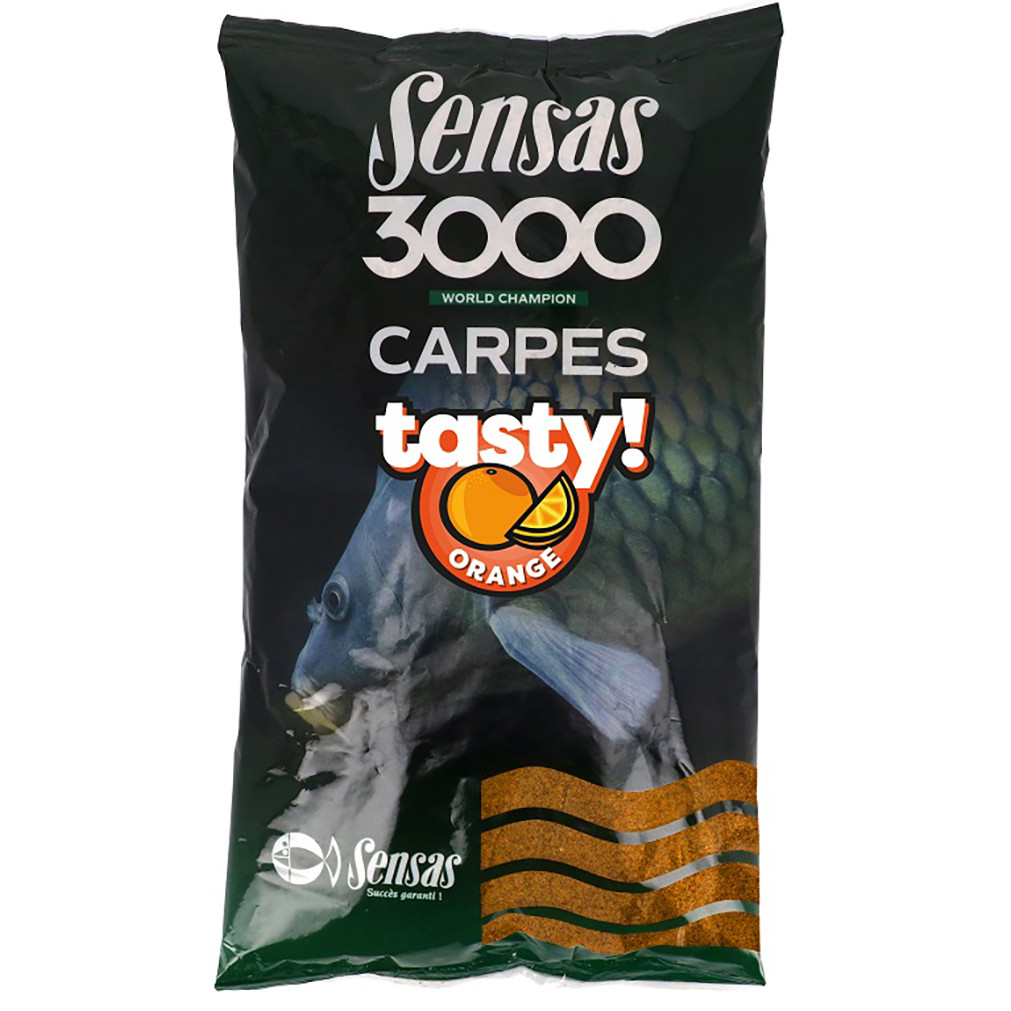 Krmení SENSAS 3000 Carp Tasty Orange (pomeranč)
