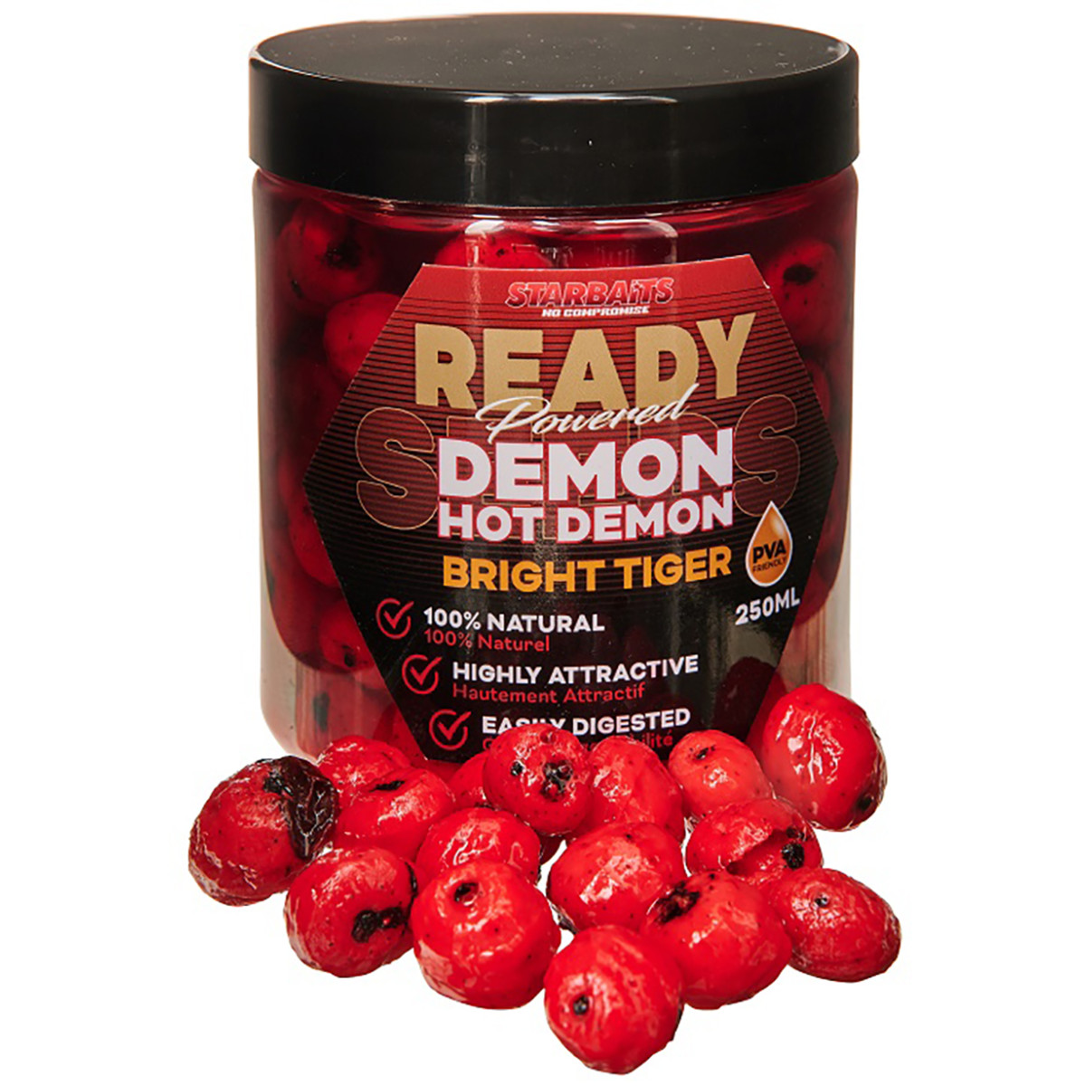 Partikl STARBAITS Ready Seeds Hot Demon Bright Tiger (tygří ořech)