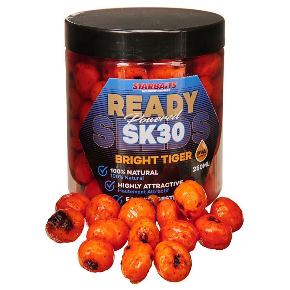 Partikl STARBAITS Ready Seeds SK30 Bright Tiger (tygří ořech)