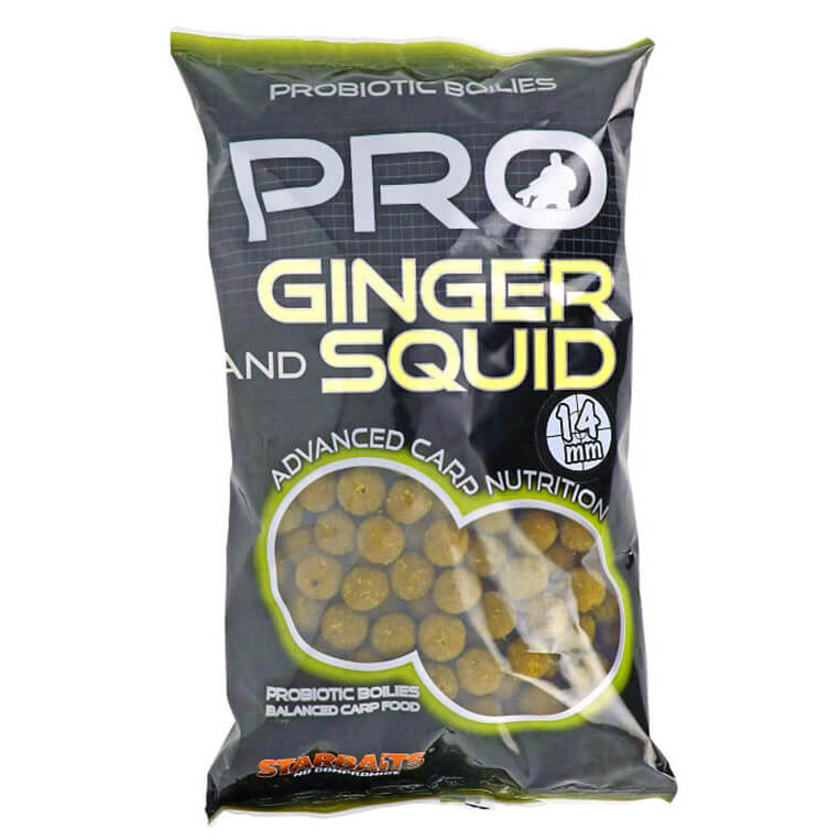 STARBAITS Pro Ginger Squid průměr 14 mm, balení 2,5 kg