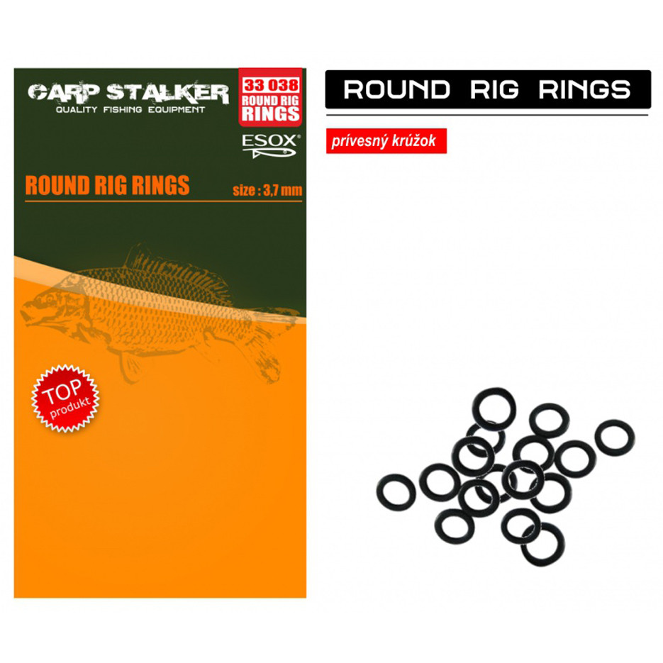 Kroužky ESOX Round Rig Rings 3,7 mm