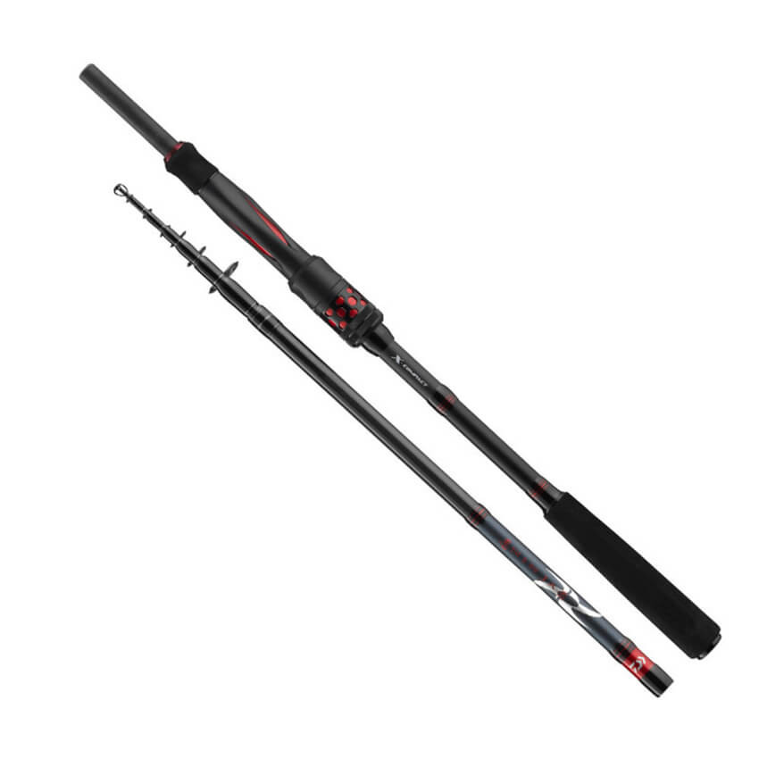 Prut DAIWA Ninja X-Compact Spin délka 2,45 m, zátěž 15-50 g