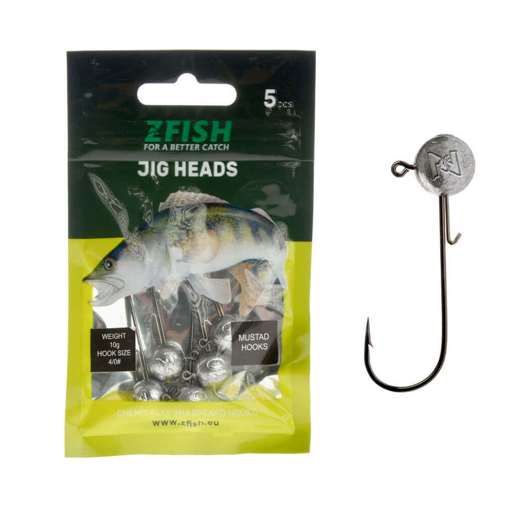 Jig ZFISH Jig Head Premium hmotnost 10 g, vel. 4/0