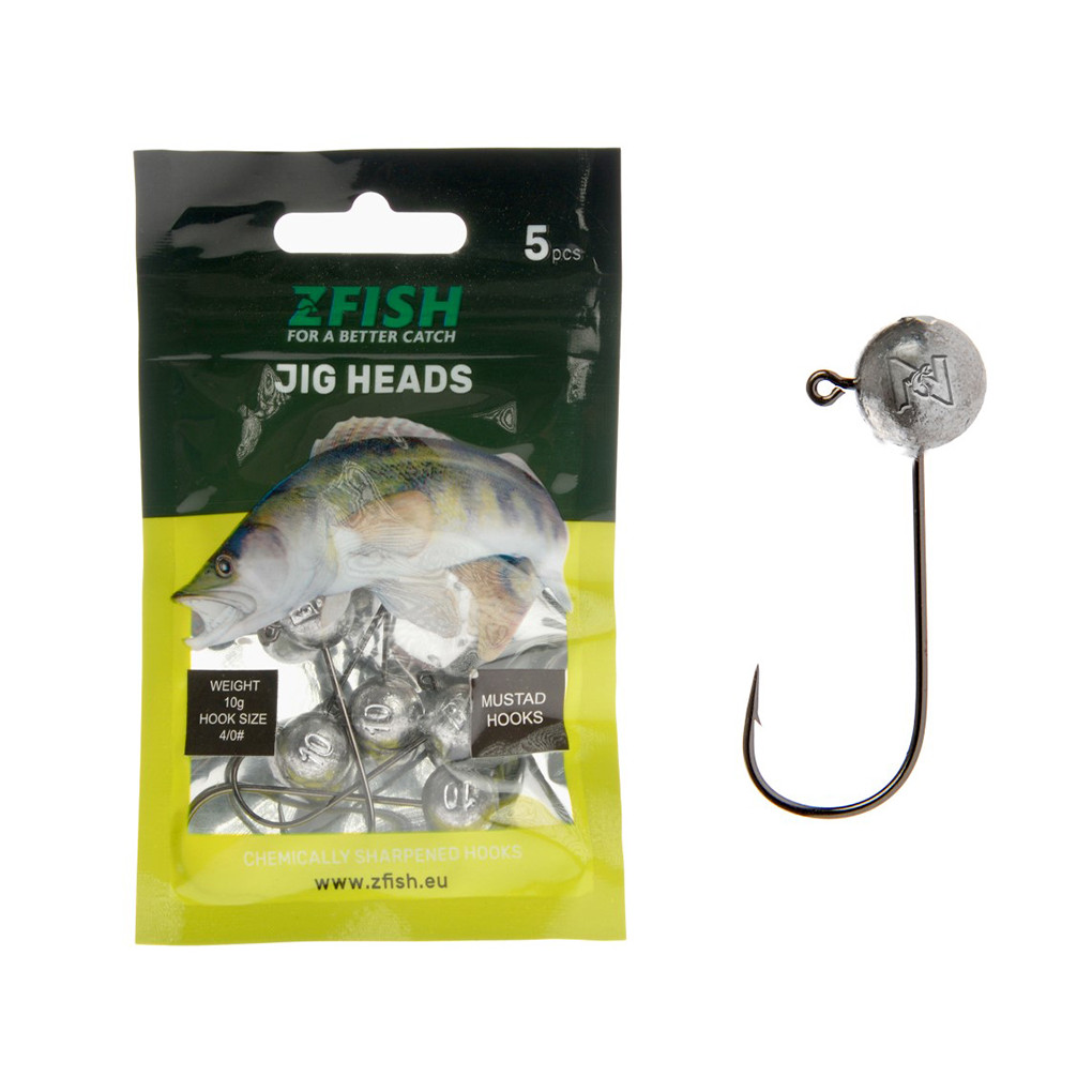Jig ZFISH Jig Head Simply hmotnost 10 g, vel. 3/0