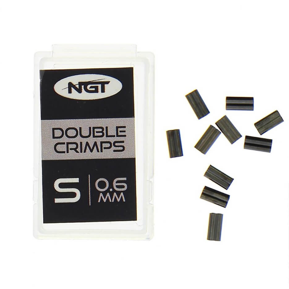 Krimpovací spojky NGT Spare Crimps vel. S, 0,6 mm