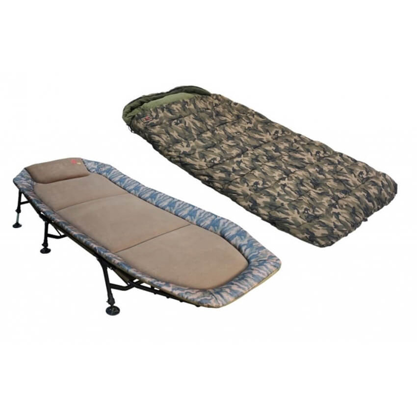 ZFISH Shadow Camo Bedchair + spací vak