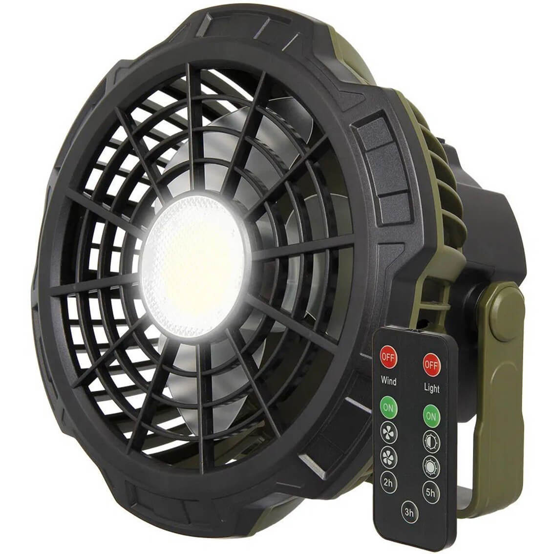 Ventilátor NGT Bivvy 3v1, světlo, powerbanka