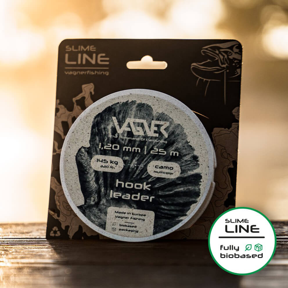 Návazcová šňůra VAGNER Hook Leader Camo Multicolor, 25 m průměr 1,20 mm, nosnost 145 kg