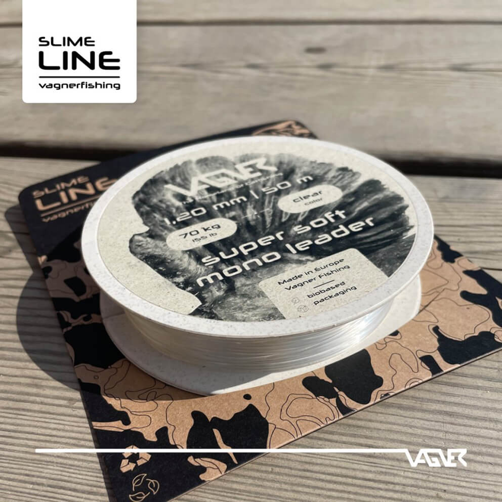 Šňůra VAGNER Super Soft Mono Leader, 50 m průměr 1,20 mm, nosnost 70 kg