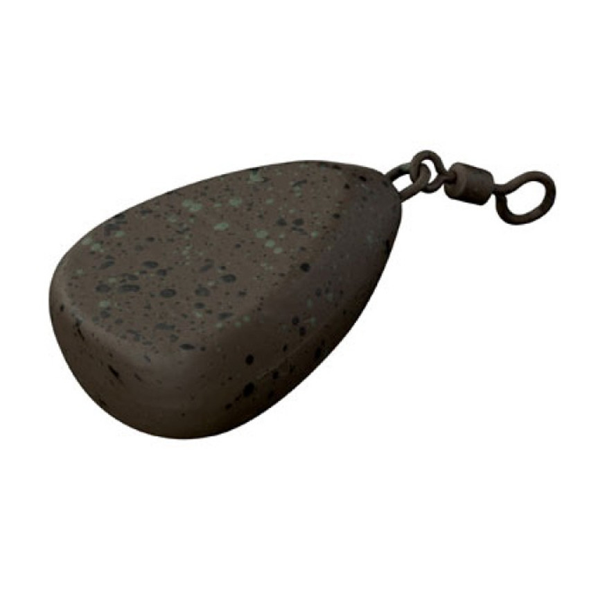 Olovo FOX Camotex Flat Pear Leads Swivel hmotnost 56g