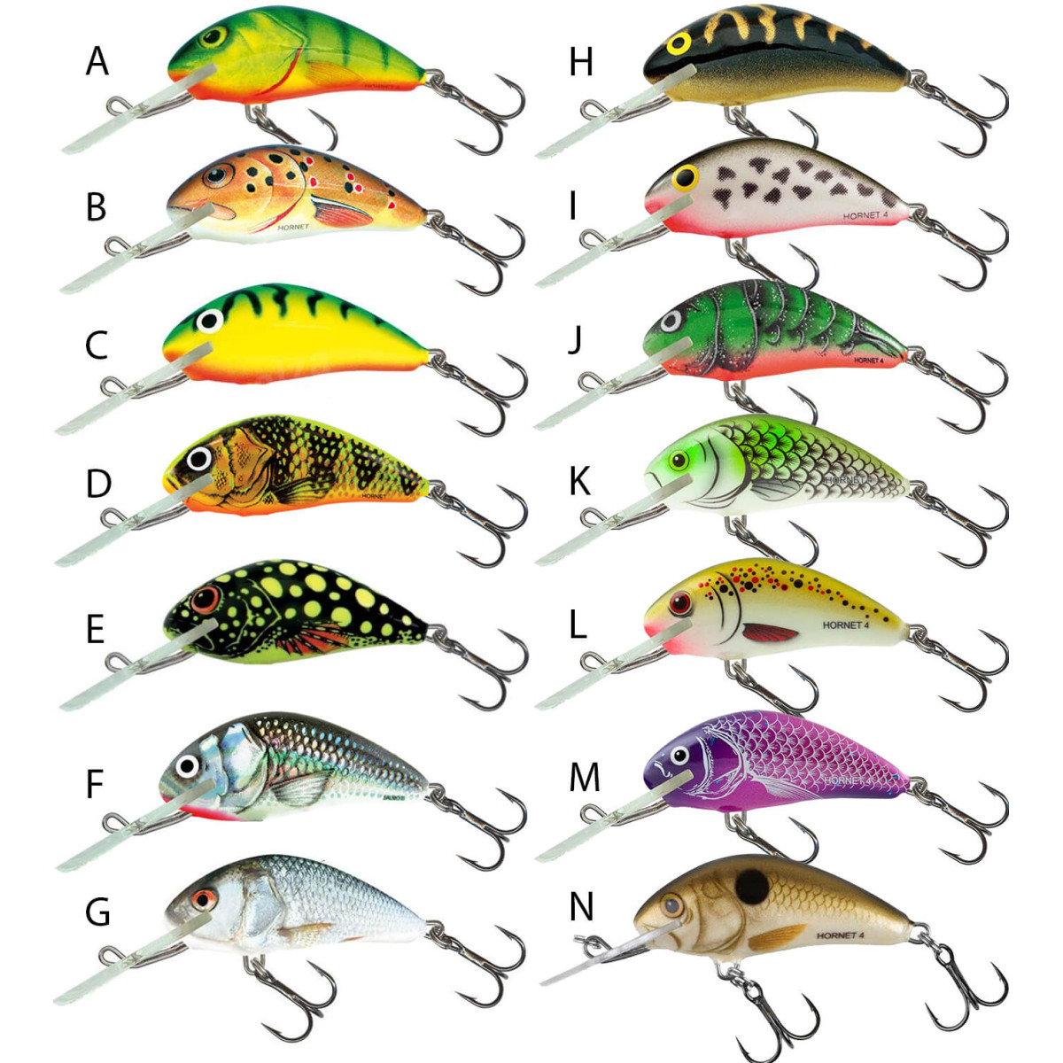 Wobbler SALMO Hornet 3F N Pearl Shad
