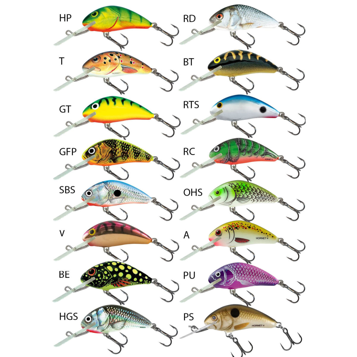 Wobbler SALMO Hornet 4F barva PS