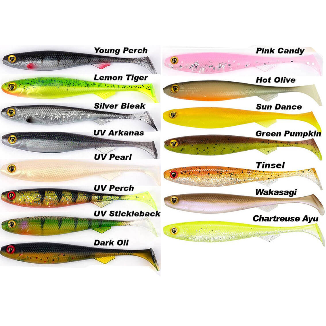 Nástraha FOX Rage Slick Shad 7cm UV Stickleback