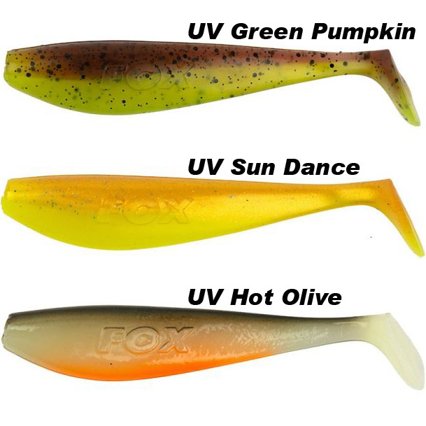 Kopyto FOX Rage Zander Pro 10cm UV Green Pumpkin