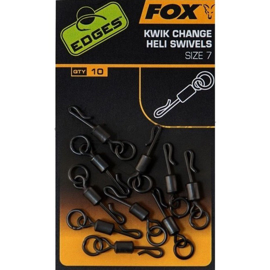 FOX Edges Kwik Chance Heli Swivels s kroužkem