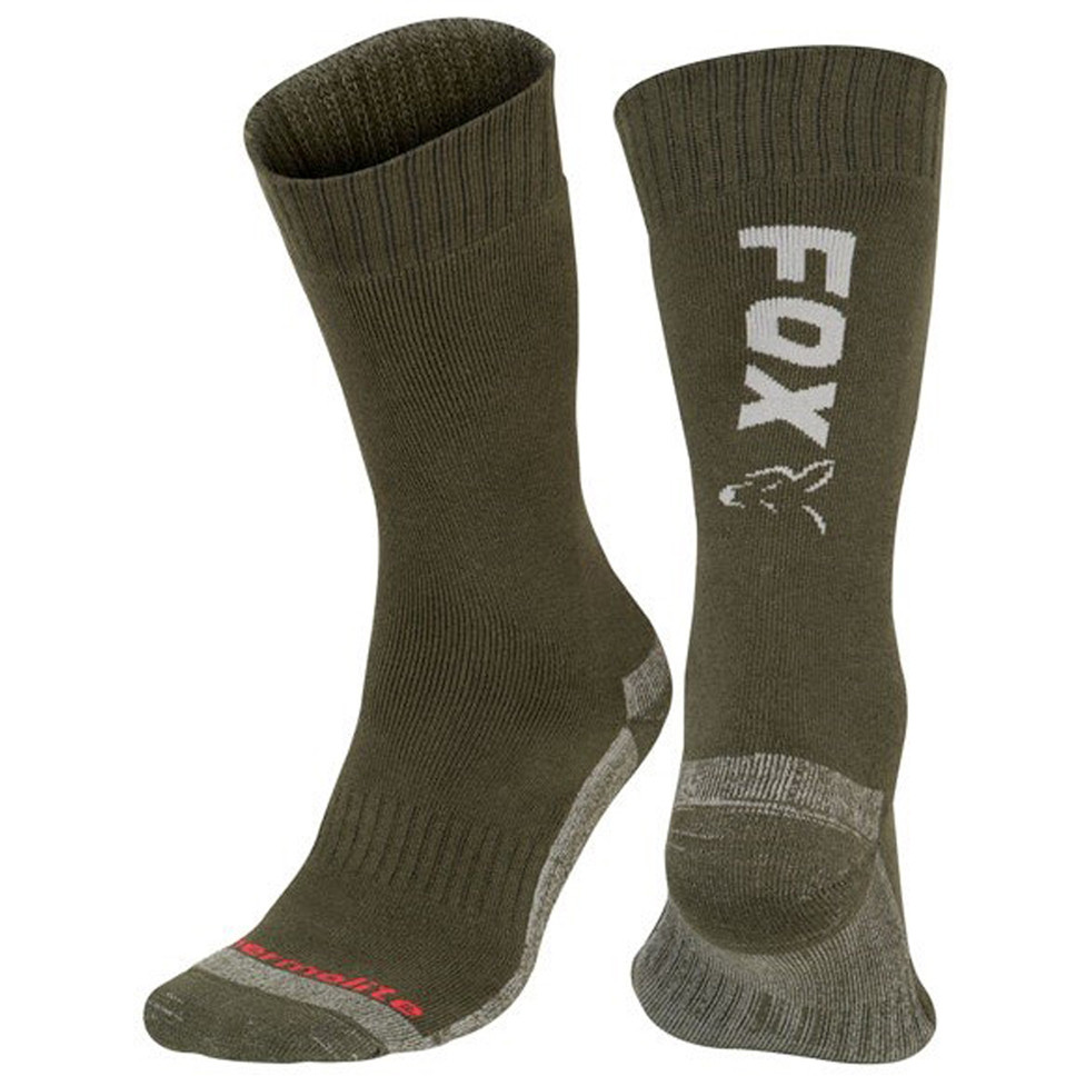 Ponožky FOX Thermolite Socks Green/ Silver Velikost č. 10-13 (EÚ 44-47)