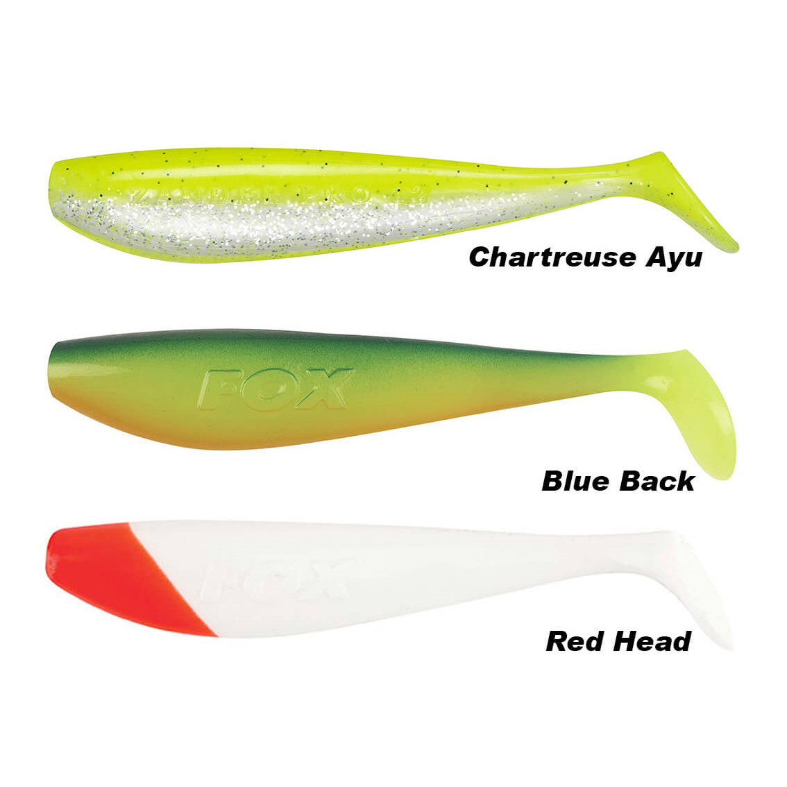 Kopyto FOX Rage Zander Pro Shads Ultra UV, Chartreuse Ayu barva Chartreuse Ayu, délka 10 cm