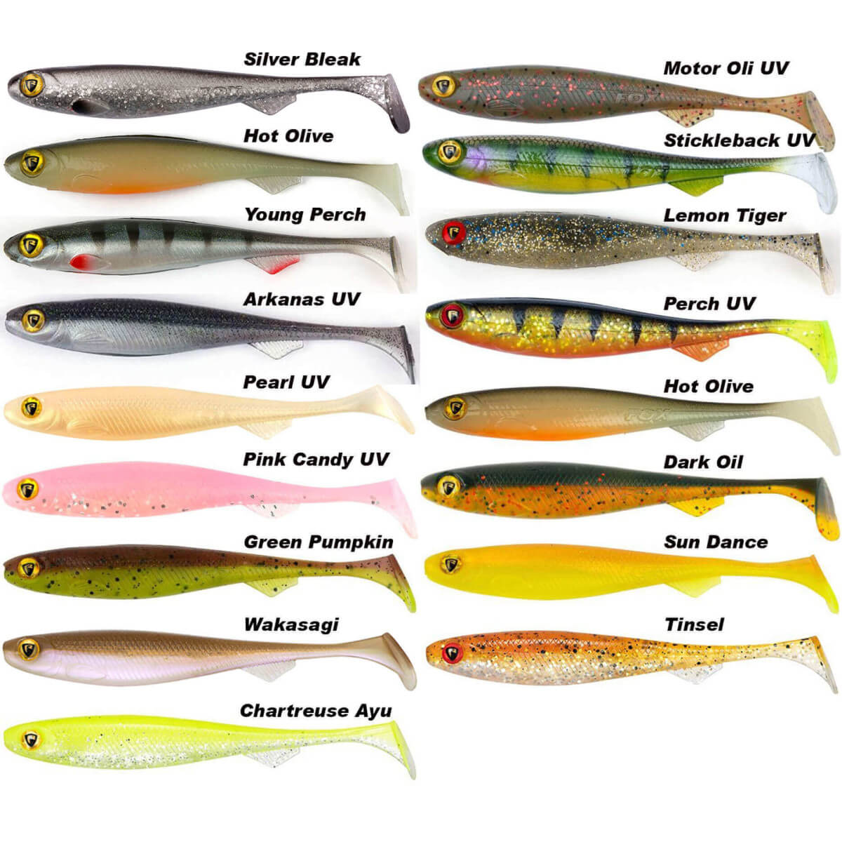 Nástraha FOX Rage Slick Shad 11cm Wakasagi