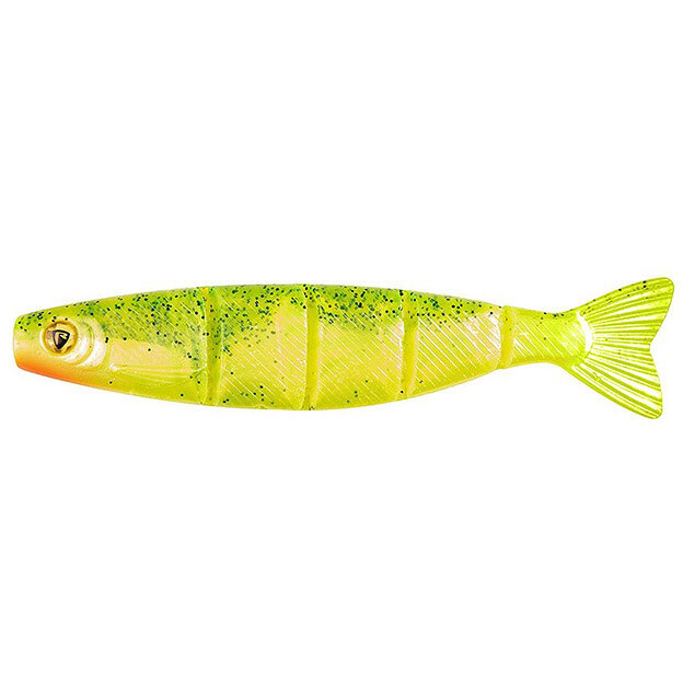 Nástraha FOX Rage Pro Shad Jointed 14cm, UV Lemon Tiger