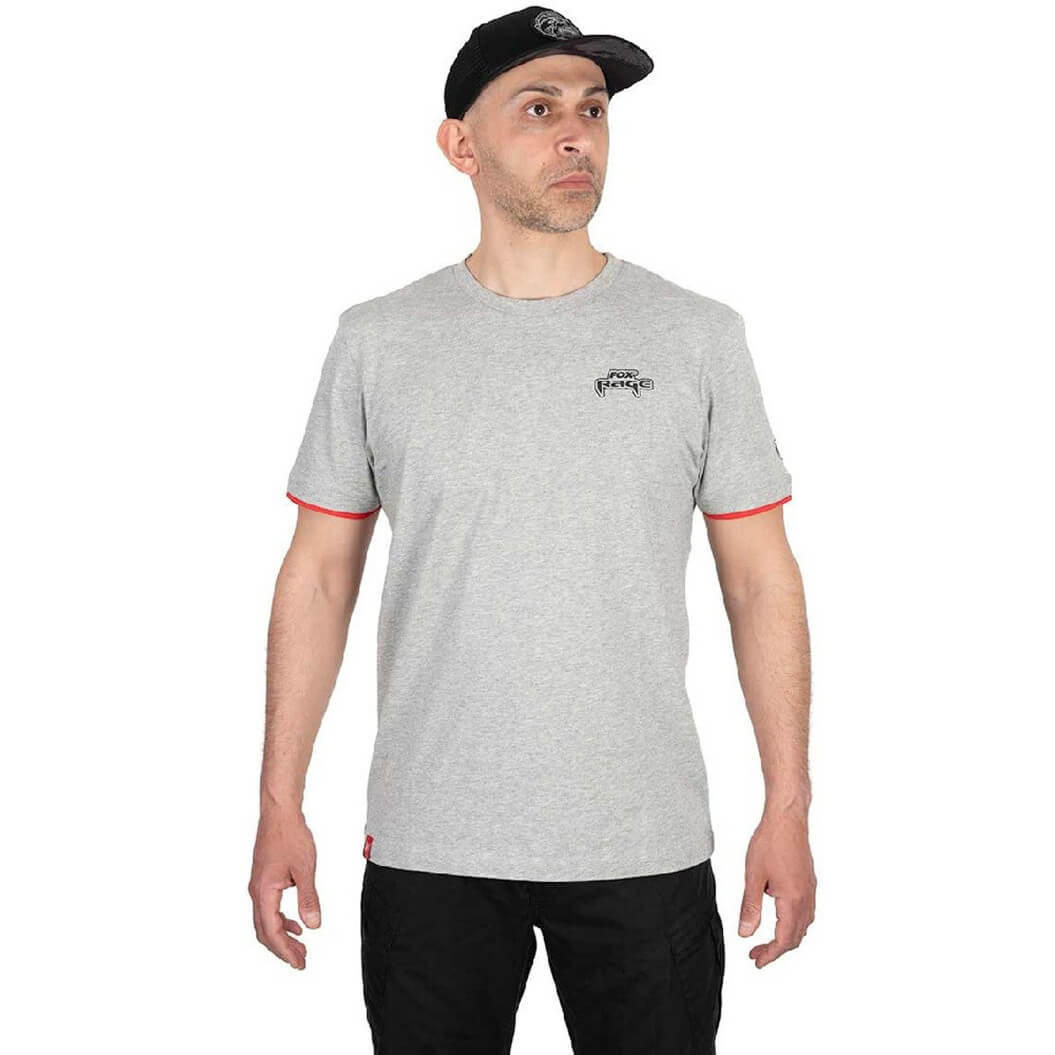 Tričko FOX Rage Voyager Tee Light Grey vel. XL