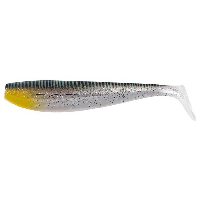 Nástraha FOX Zander Pro Shad 7,5 cm, UV Silver Halo