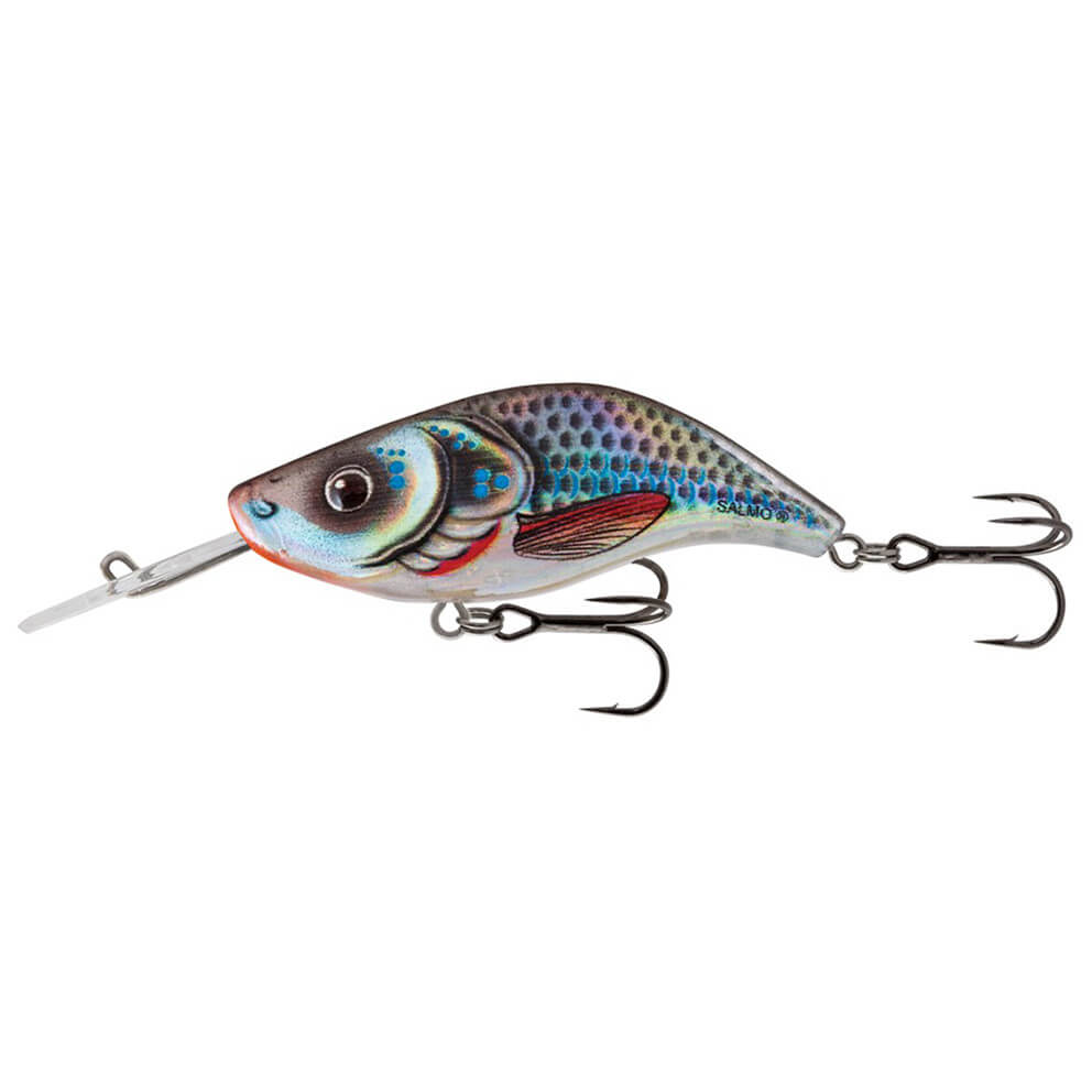 SALMO Sparky Shad Floating, 4 cm, Silver Holographic Shad
