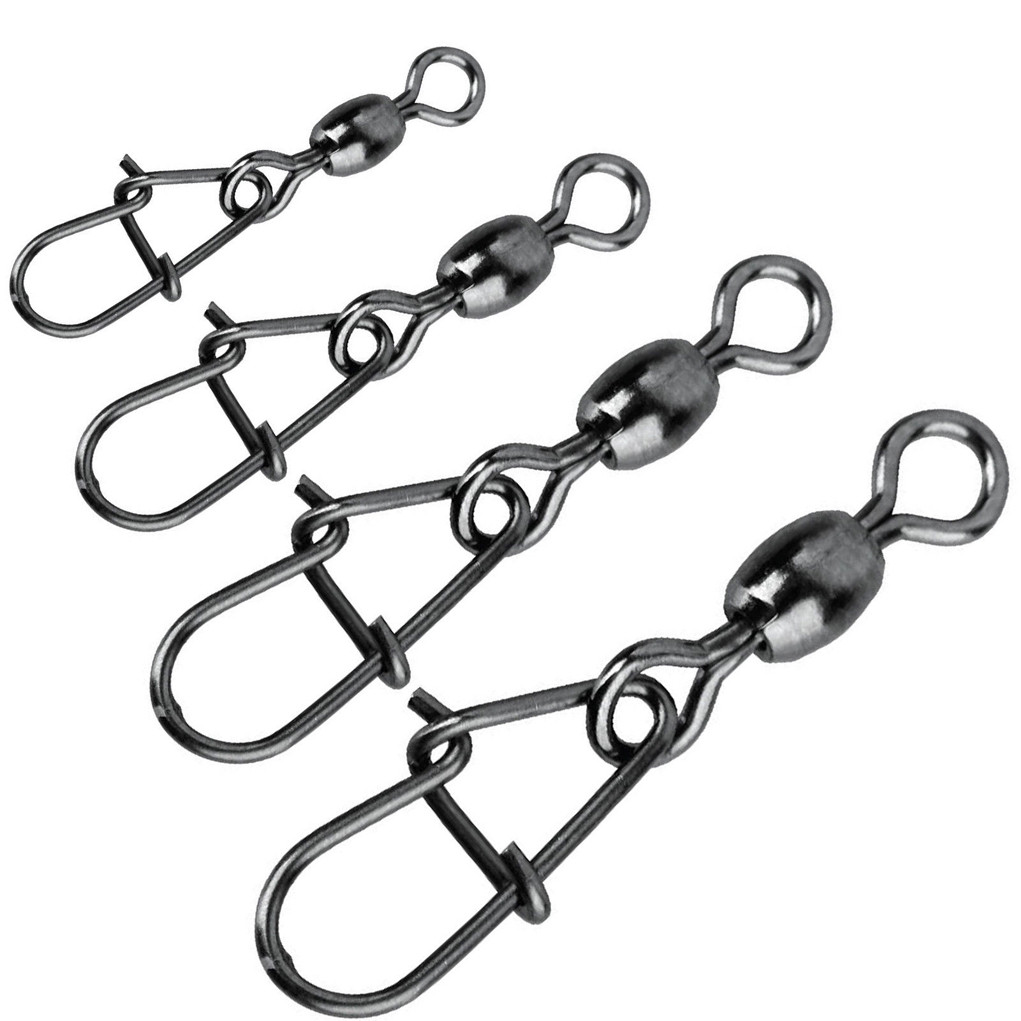 Obratlík SAVAGE GEAR Egg Snap Swivel s karabinkou vel. S