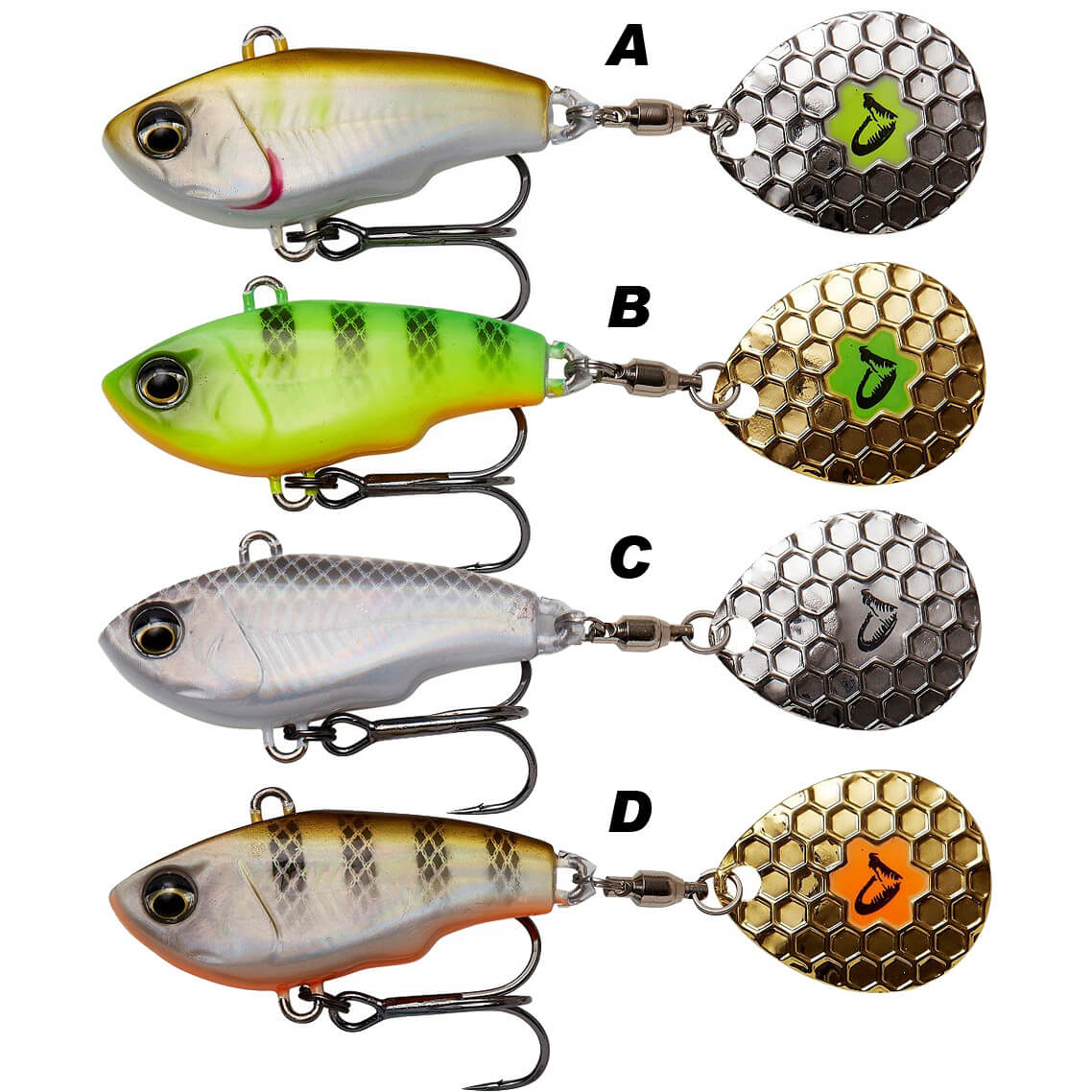 SAVAGE GEAR Fat Tail Spin Sinking 6,5 cm B Firetiger