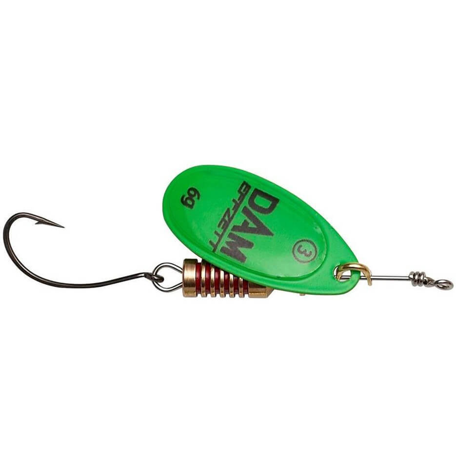 DAM Singlehook Spinner, Green