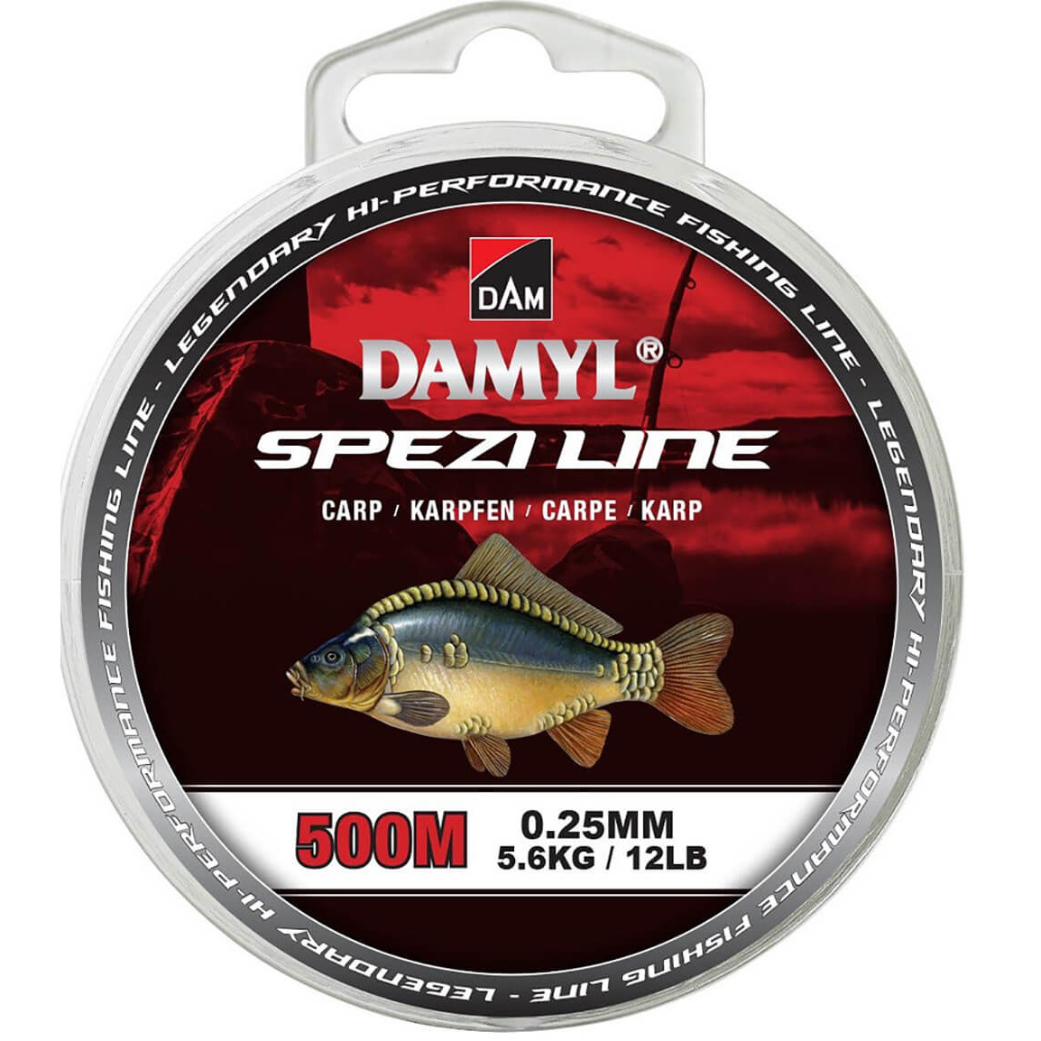 DAM Damyl Spezi Line Carp Olive Green průměr 0,30 mm, nosnost 7,7 kg/ 17 lb, balení 400 m