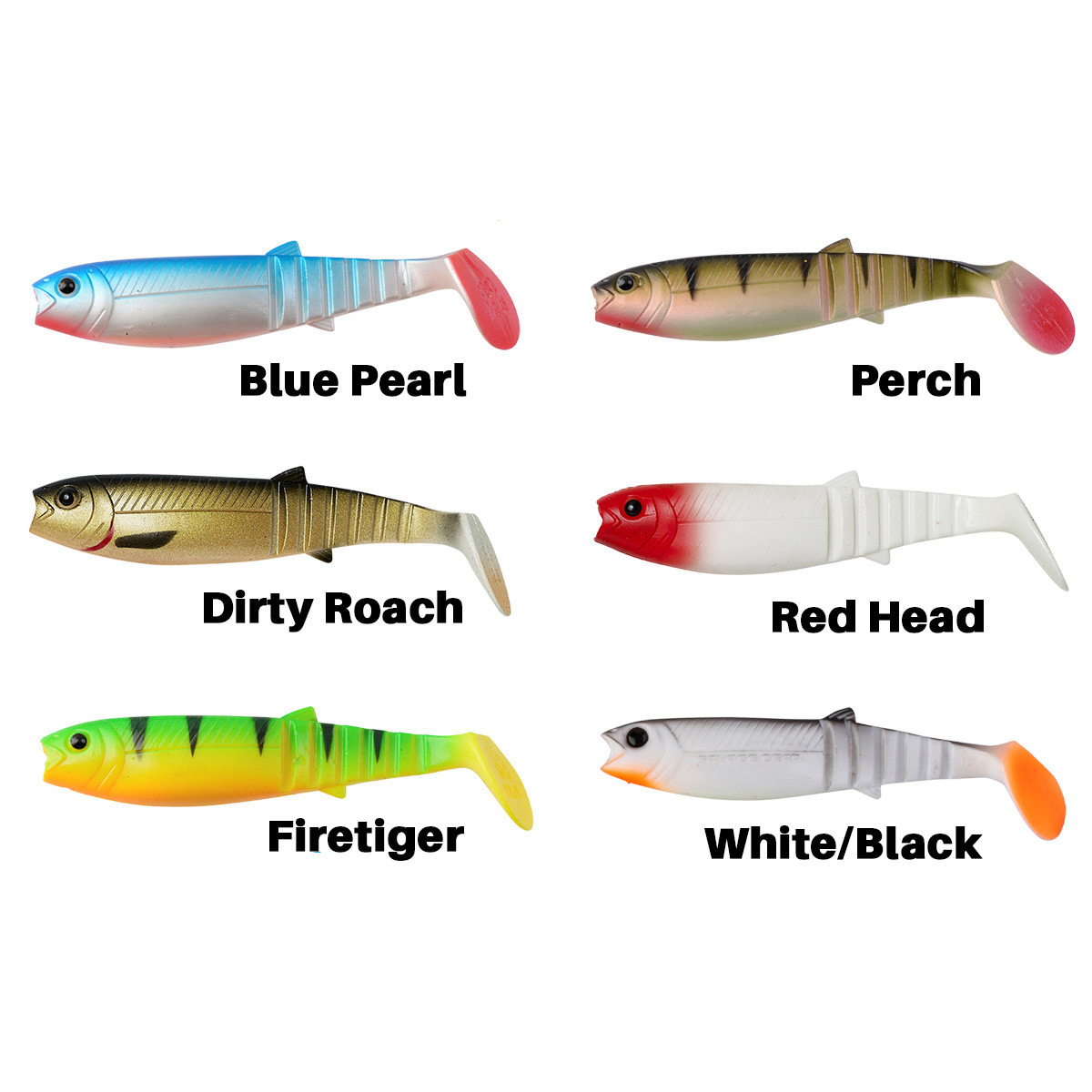 Nástraha SAVAGE GEAR Cannibal Shad Bulk 8 cm Red Head