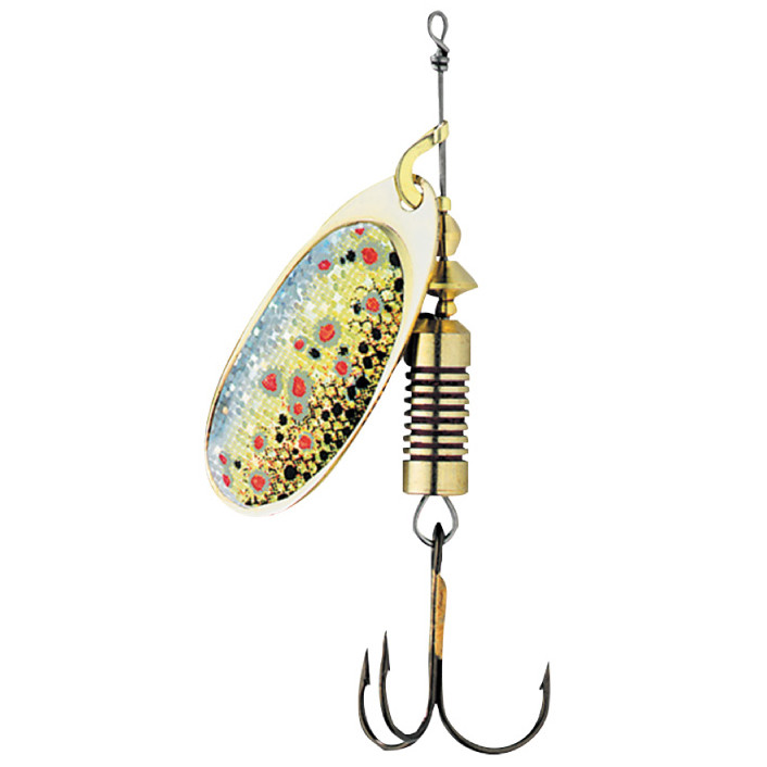DAM EFFZETT Nature 3D Spinner Sinking, Brown Trout vel. 2, váha 4 g