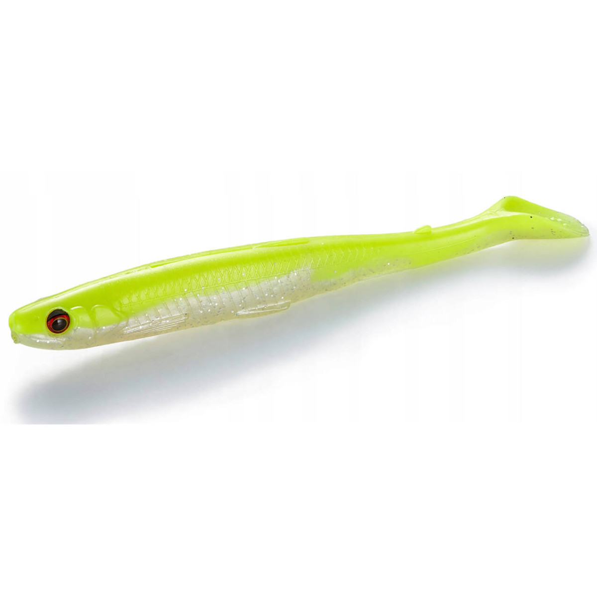 Nástraha SAVAGE GEAR Slender Scoop Shad Bulk, Lemon Back délka 9 cm, hmotnost 4 g