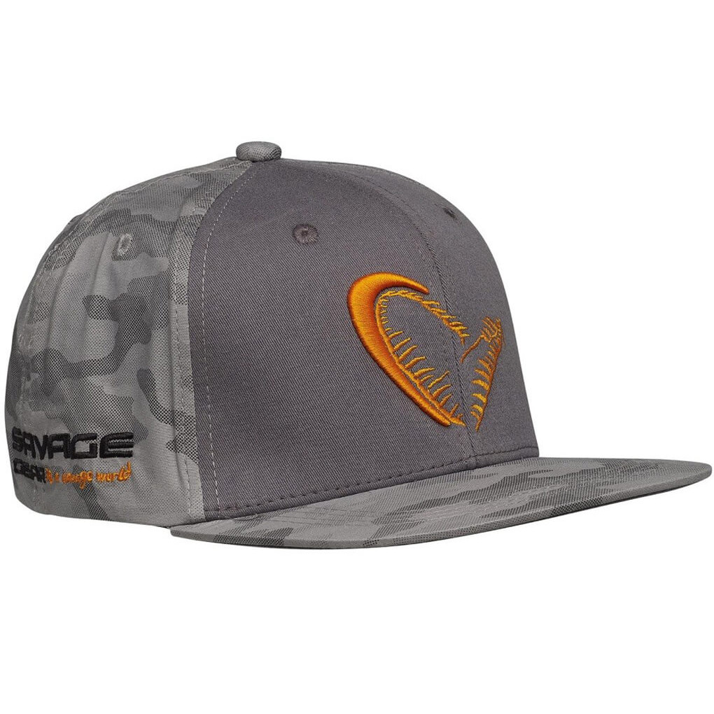 Kšiltovka SAVAGE GEAR Flex Fit Camo Cap Camo Grey