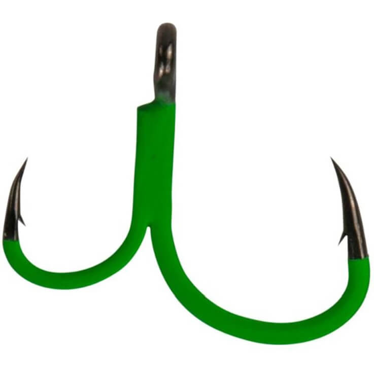 Dvojháčky MADCAT A-Static Deadbait Gripper Hooks vel. 8/0, balení 4 ks