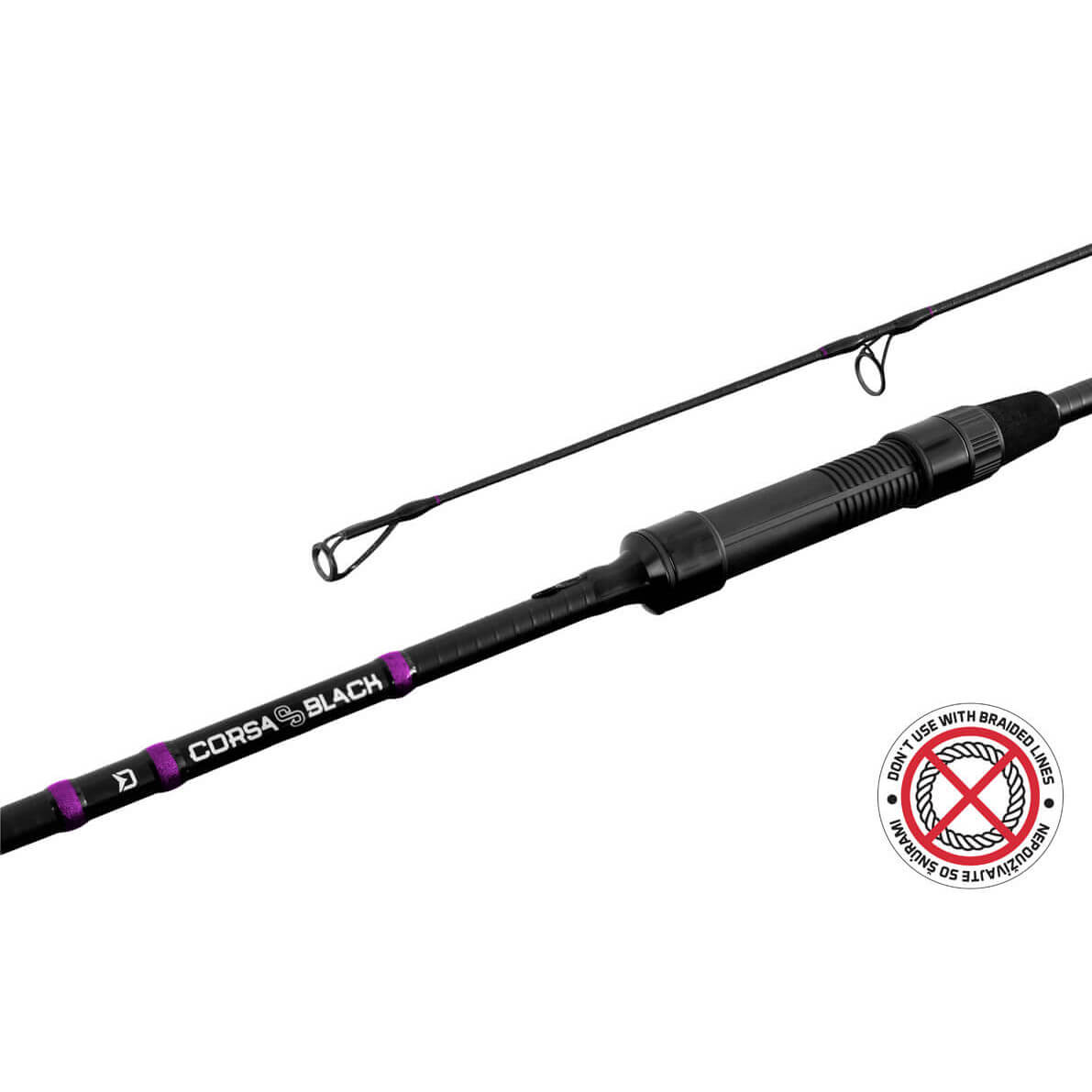 Prut DELPHIN Corsa Black Carp délka 3,60 m, zátež 3,25 lb