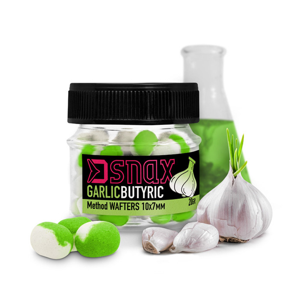 Nástraha DELPHIN D Snax Waft Česnek Butyric rozměr 10 x 7 mm