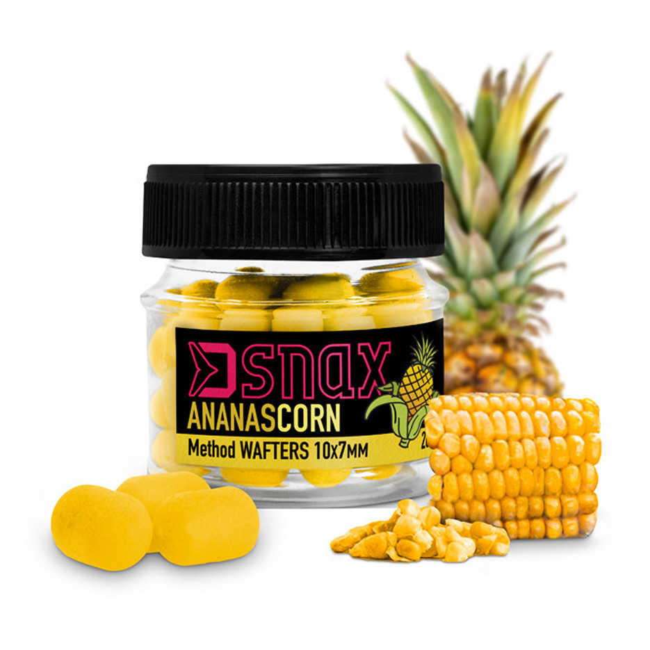 Nástraha DELPHIN D Snax Waft Kukuřice Ananas rozměr 7 x 5,5 mm