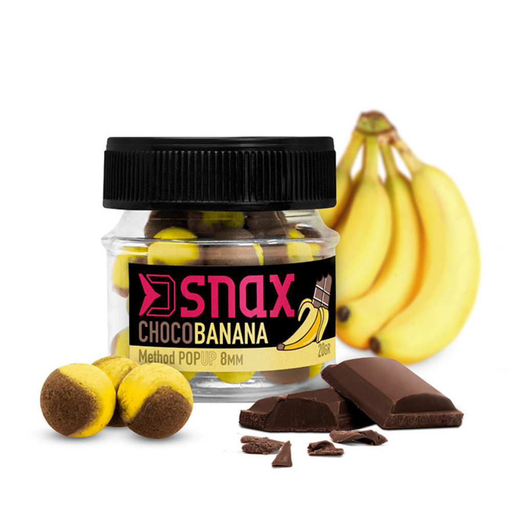 Nástraha DELPHIN D Snax Pop Čokoláda Banán průměr 8 mm