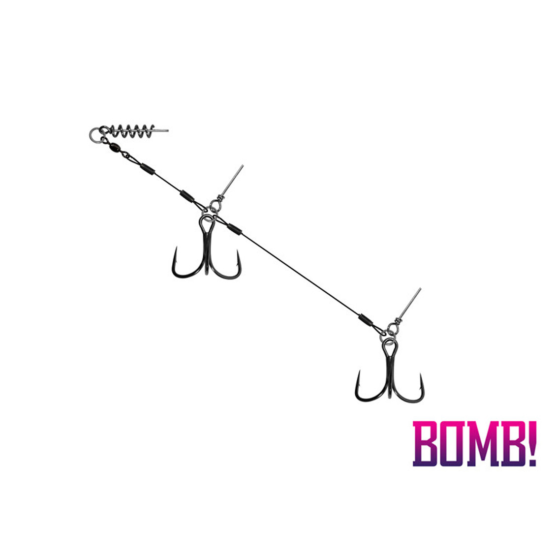 Systém DELPHIN BOMB! Twisto MultiTrap vel. 1/0, délka 12 cm, nosnosť 18 kg