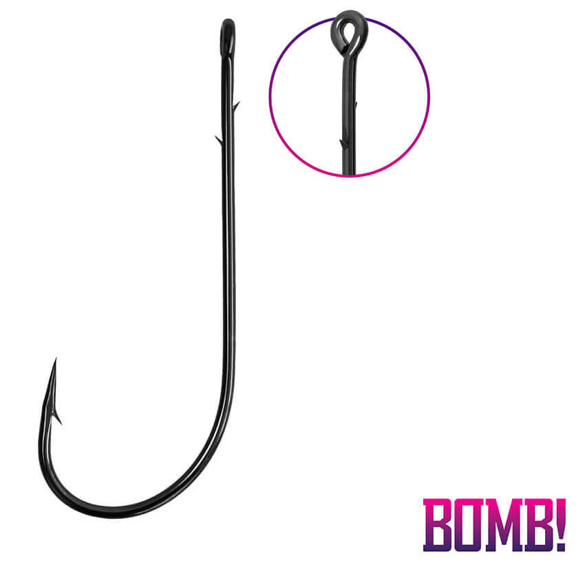 Háčky DELPHIN Bomb! X-Barb na čeburašku vel. 4/0