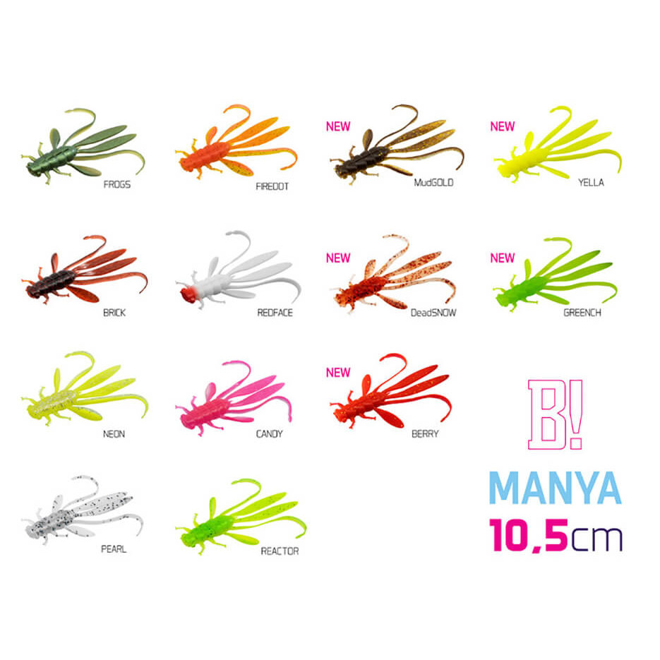 Nymfa DELPHIN Manya, 10,5 cm, 5 ks Brick