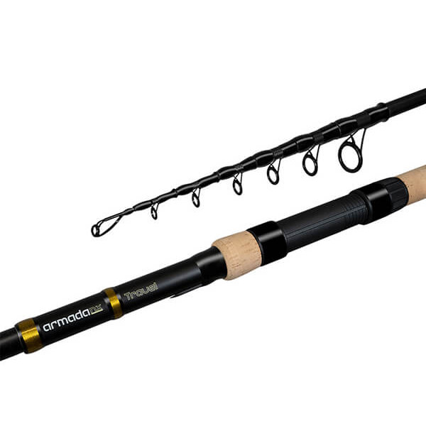 Prut DELPHIN Armada NX Travel BlackWay Cork délka 3,30 m, zátež 3 lb