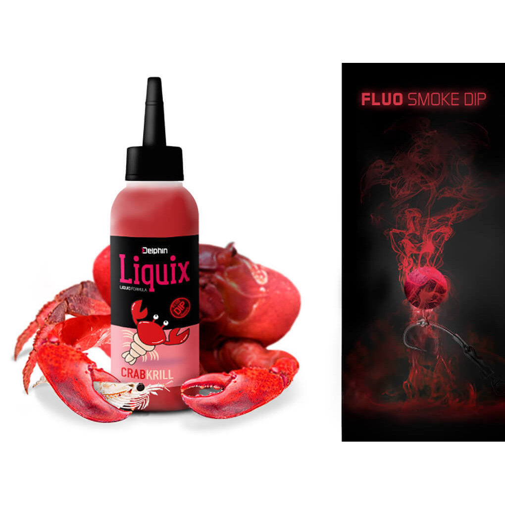 Fluo dip DELPHIN D Snax LiquiX, Krab Krill
